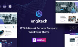 Engitech - IT Solutions & Services WordPress Theme Free Download