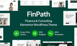 FinPath - Finance & Consulting Elementor WordPress Theme