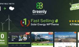 Greenly - Ecology & Solar Energy WordPress Theme Free Download