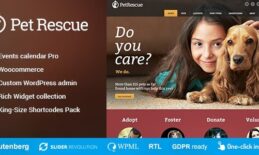 Pet Rescue - Animals and Shelter Charity WP Theme Free Download