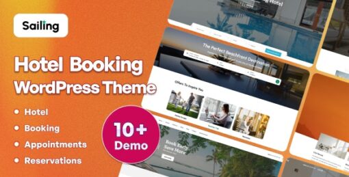 Sailing - Hotel WordPress Theme Free Download