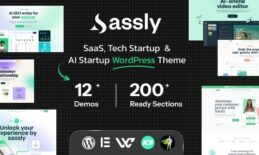 Sassly SaaS, AI & Tech Startup Theme Free Download