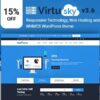 VirtuSky Responsive Web Hosting and WHMCS WordPress Theme Free Download