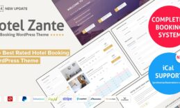 Zante – Hotel Booking WordPress Theme Free Download